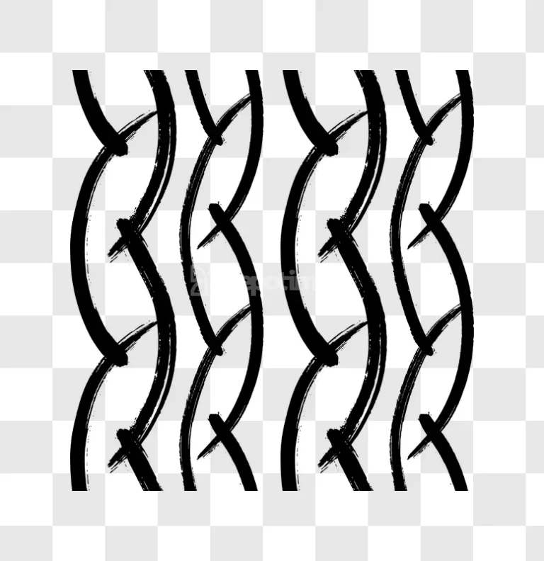 Brush Stroke Seamless Pattern Ink Art