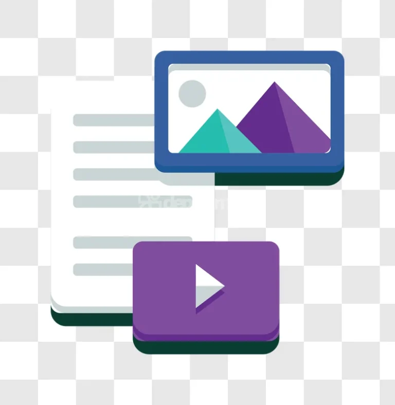 Document Image Video Multimedia Content Icon