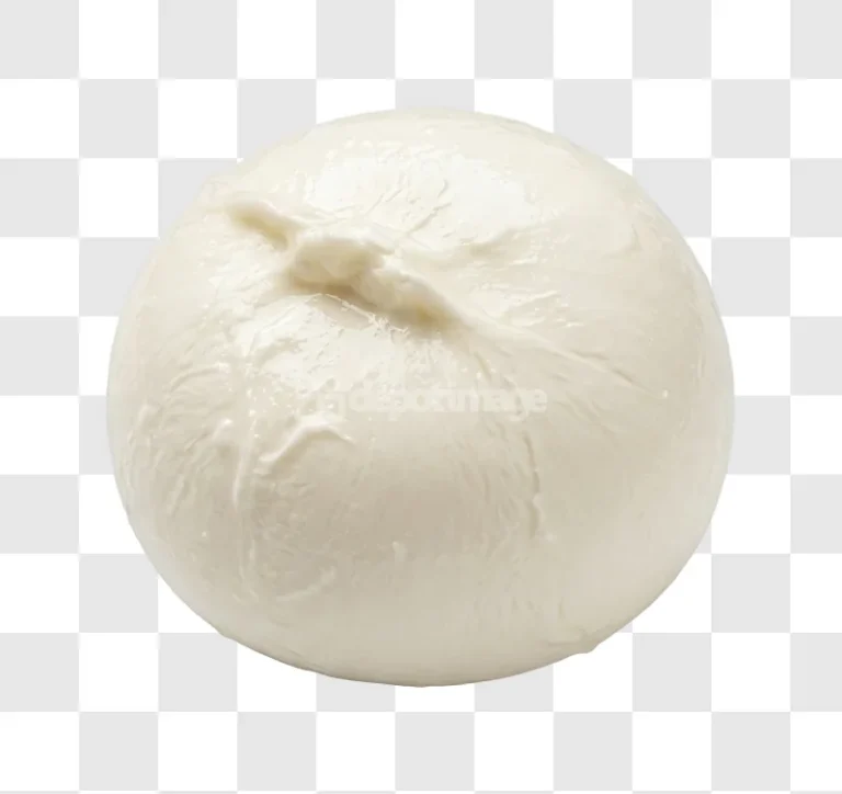 Fresh Mozzarella Ball Cheese white round textured
