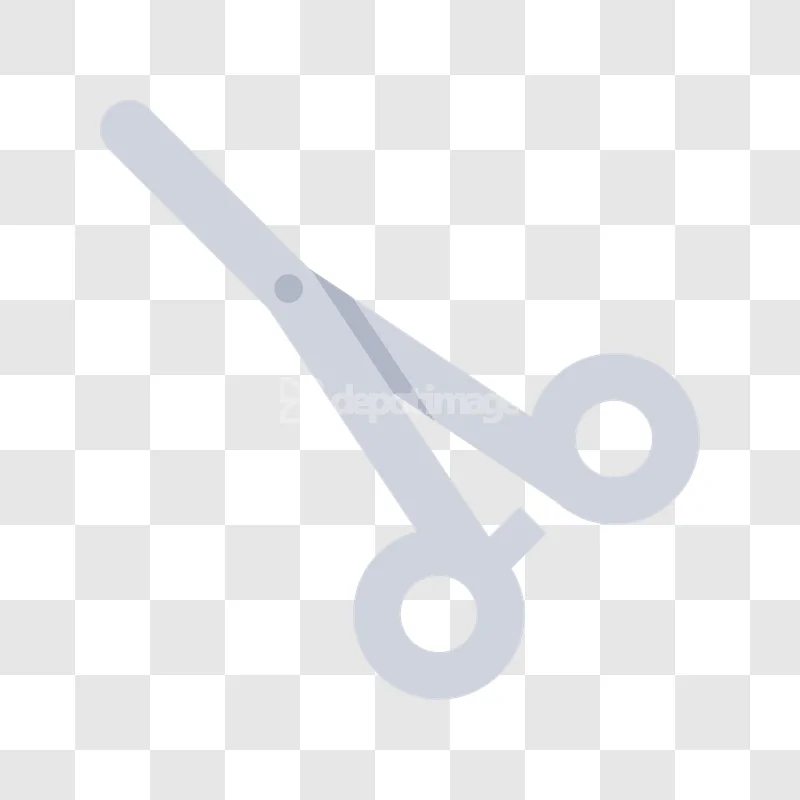 Hemostat Surgical Clamp Forceps Medical Tool flat icon transparent background
