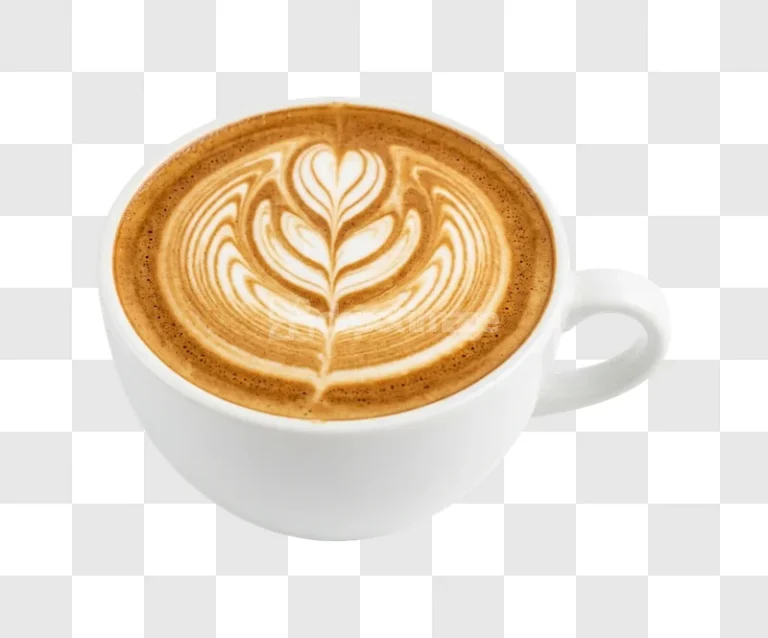 Latte Art White Cup