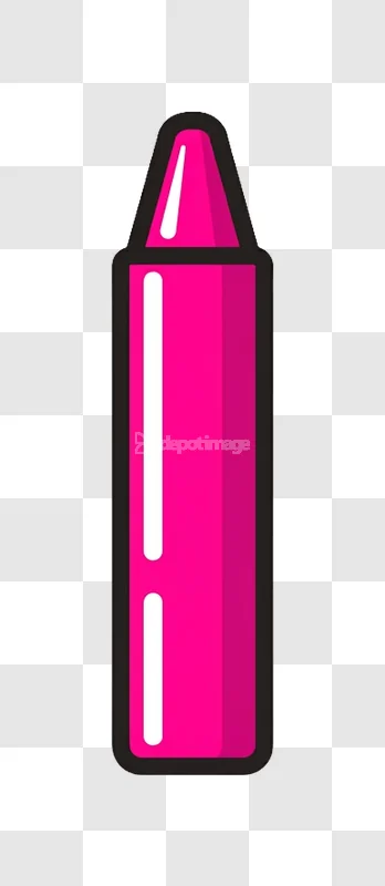 Magenta Pink Crayon Drawing Tool