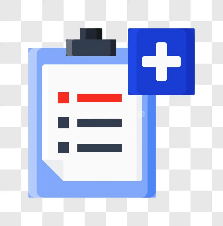 Medical Checklist Plus Sign Health Data