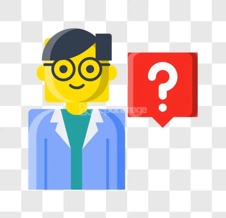 Medical Researcher Question Flat Icon Style
