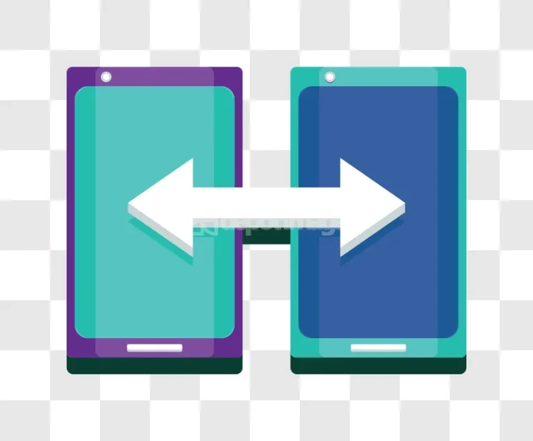 Mobile Data Transfer Device Sync Icon