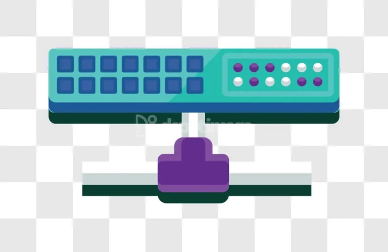 Network Switch Hub Icon Hardware Design