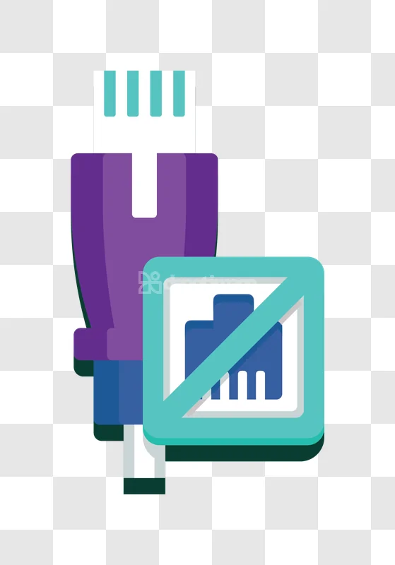 No Network Ethernet Cable Disconnected Icon