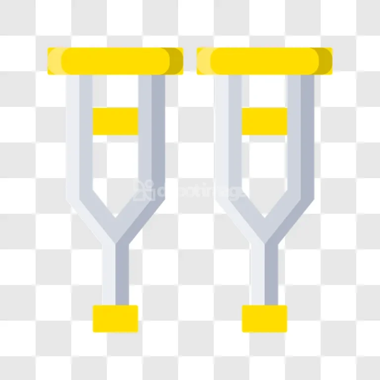 Pair of Medical Crutches Support Device