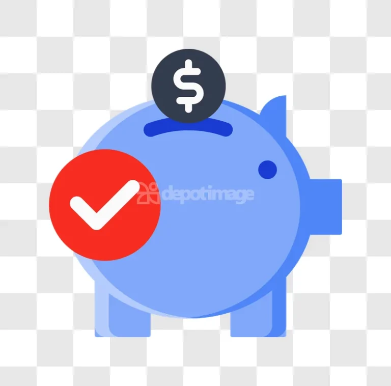 Piggy Bank Dollar Coin Check Money Health