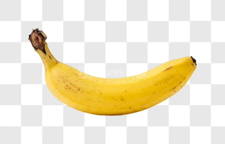 Ripe Yellow Banana Fruit Black Spots