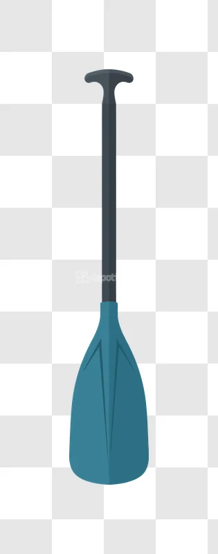 Stand up Paddle Boarding Paddle Blue flat graphic dark blue