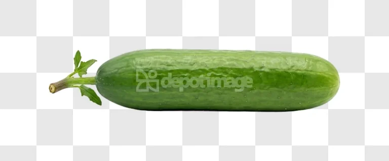 Whole Farm Fresh Green Cucumber Vegetable, vibrant green, detailed texture, stem