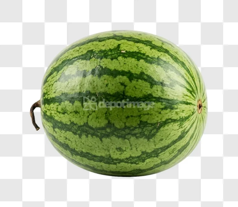 Whole Green Striped Watermelon