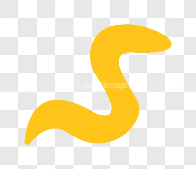 Yellow Abstract Curved Secure Network Symbol flat design transparent background