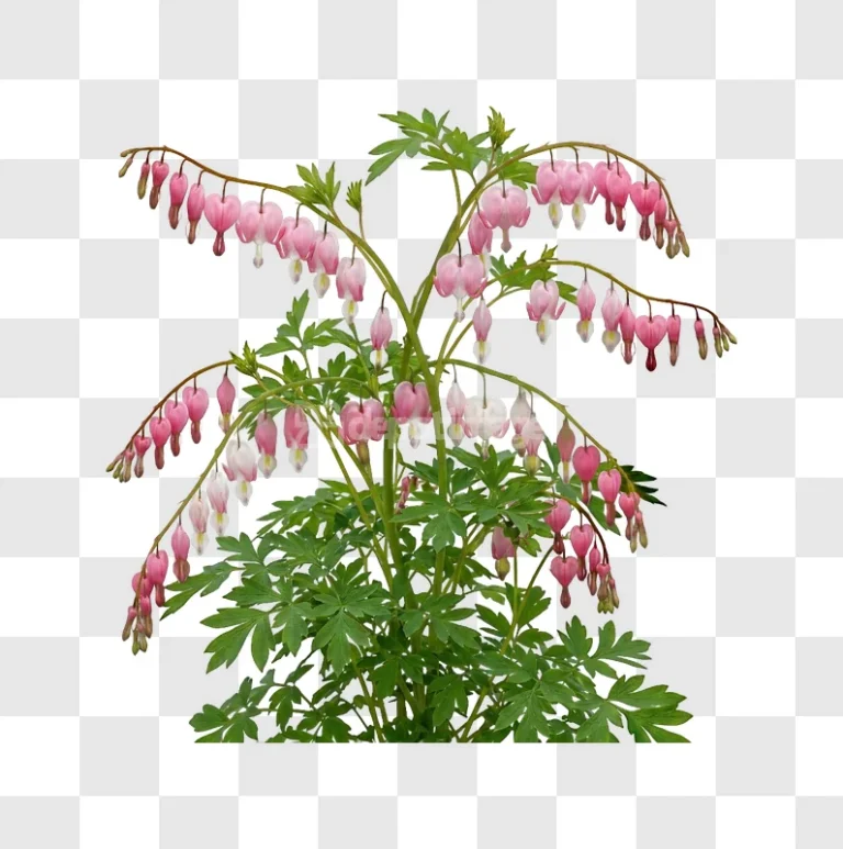 Bleeding Heart Pink White Flowers Nature