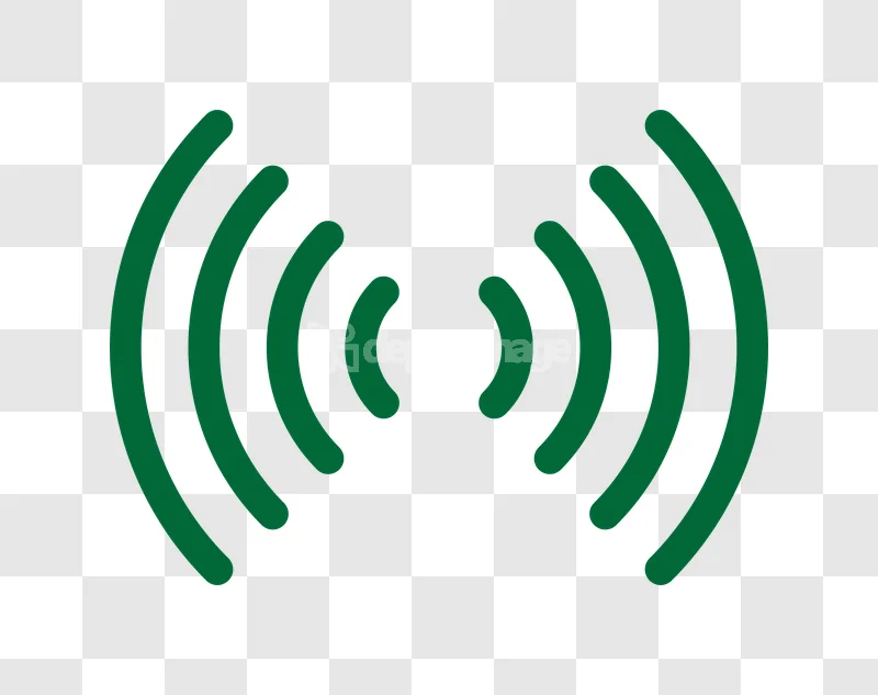 Green Wifi Signal Strength Icon Communication green flat icon transparent background