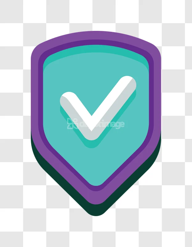 Shield Icon Tick Check Security Verified Data