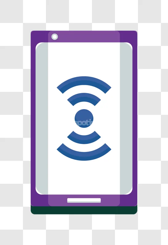 Smartphone Wifi Signal Internet Connection Icon