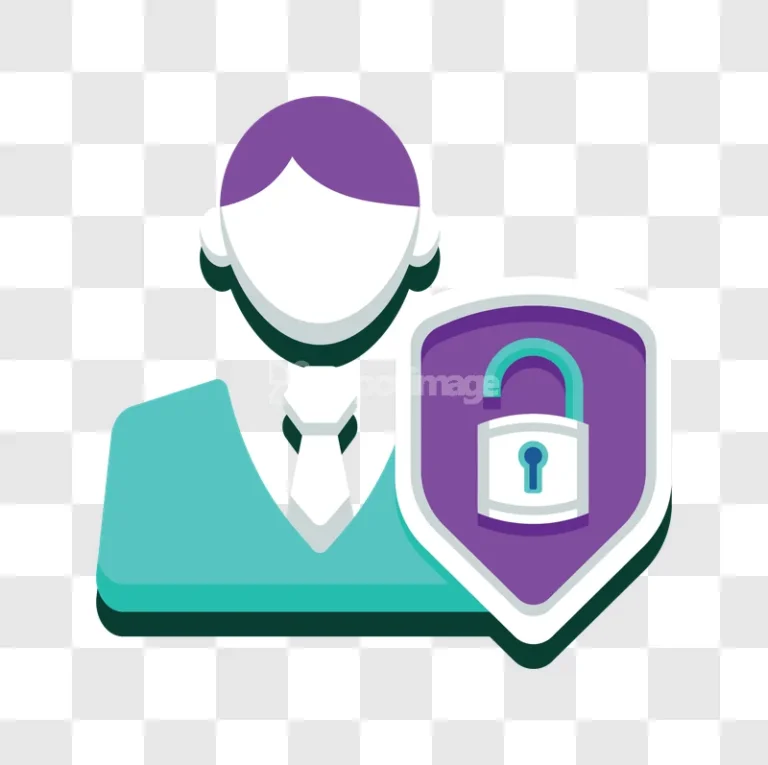 User Identity Unlocked Security Icon