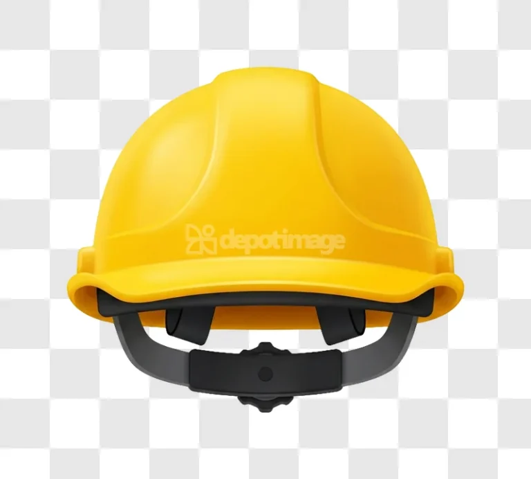 Yellow Safety Construction Hardhat Icon 3d