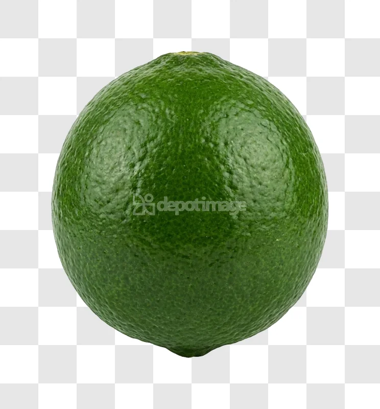 A Whole Lime Bright Green in Color