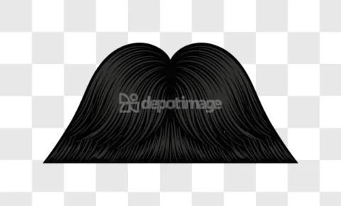 Black Flowing Long Hair Wig Stylized