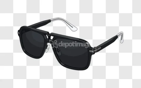 Black Sunglasses Fashion Accessory Vector