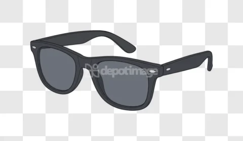 Black Sunglasses Illustration Casual Eyewear