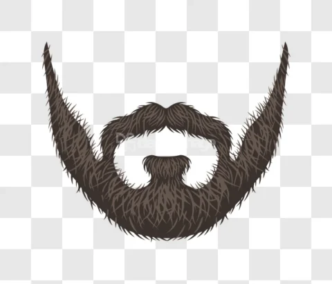 Brown Full Beard Mustache Goatee Male Hair