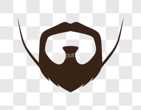 Brown Hipster Beard Mustache Hair Fashion