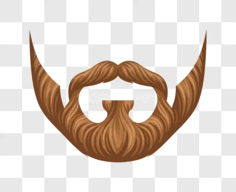 Brown Mustache Beard Male Hair Hipster