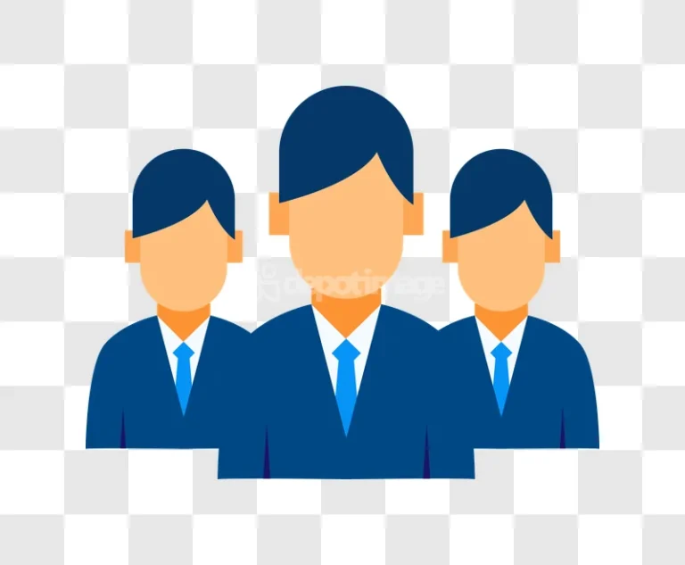 Business People Group Finance Team Icon