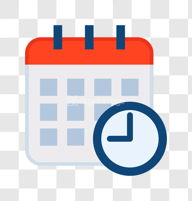 Calendar Clock Appointment Scheduling Icon