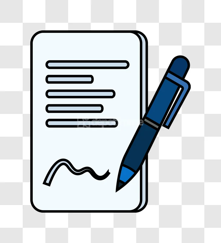 Contract Document Signature Pen Finance