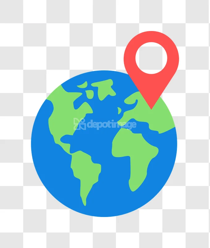 Earth Globe Location Pin Travel