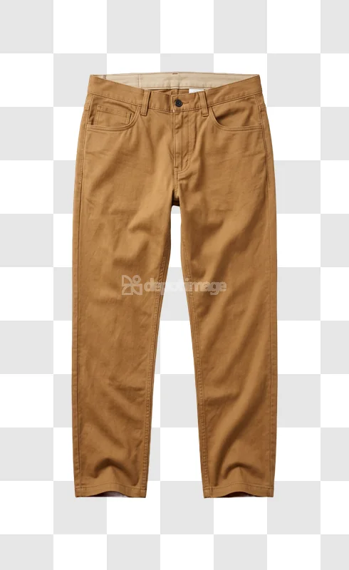 Mens Brown Chinos Casual Pants
