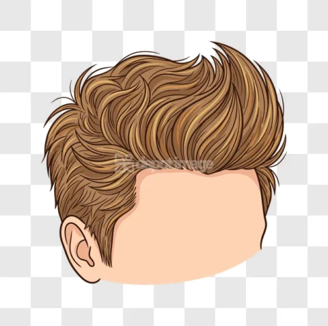 Mens Brown Hair Hairstyle Head Ear