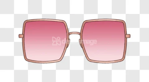 Pink Gradient Sunglasses Retro Style Trendy