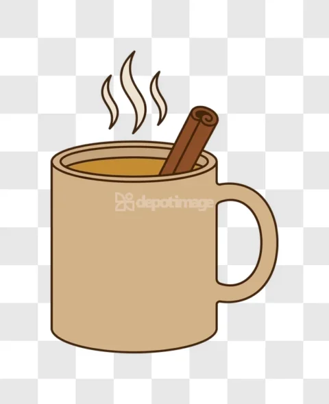 Steaming Hot Chocolate Cinnamon Stick Mug