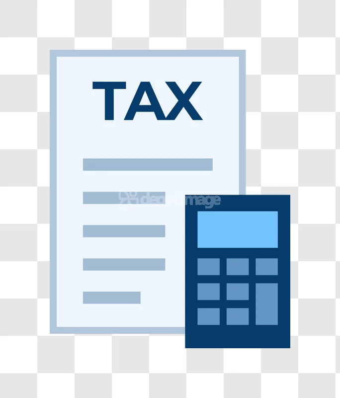 Tax Document Calculator Finance Banking Icon