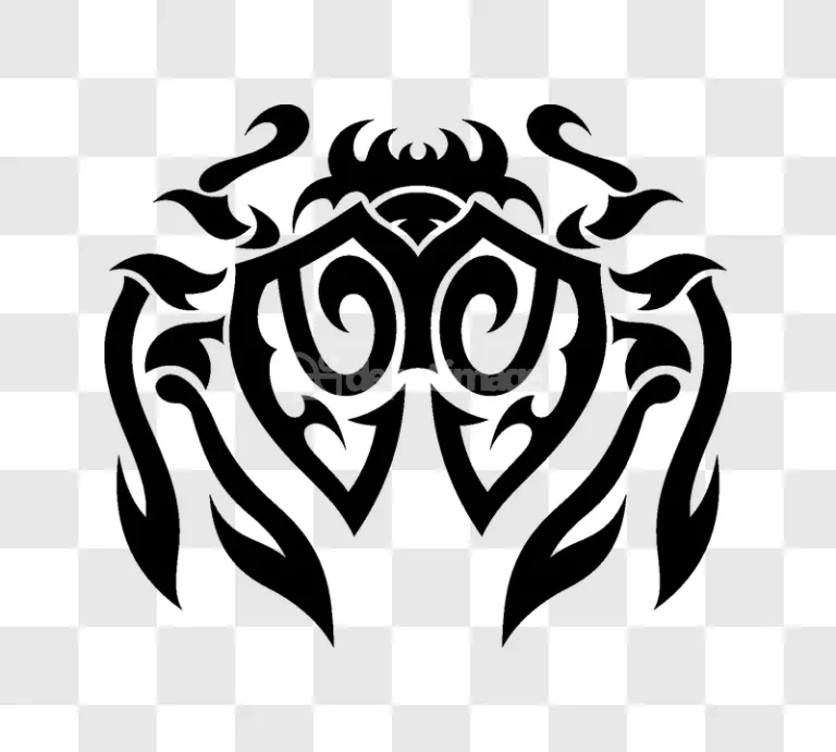 Tribal Abstract Insect Art Motif