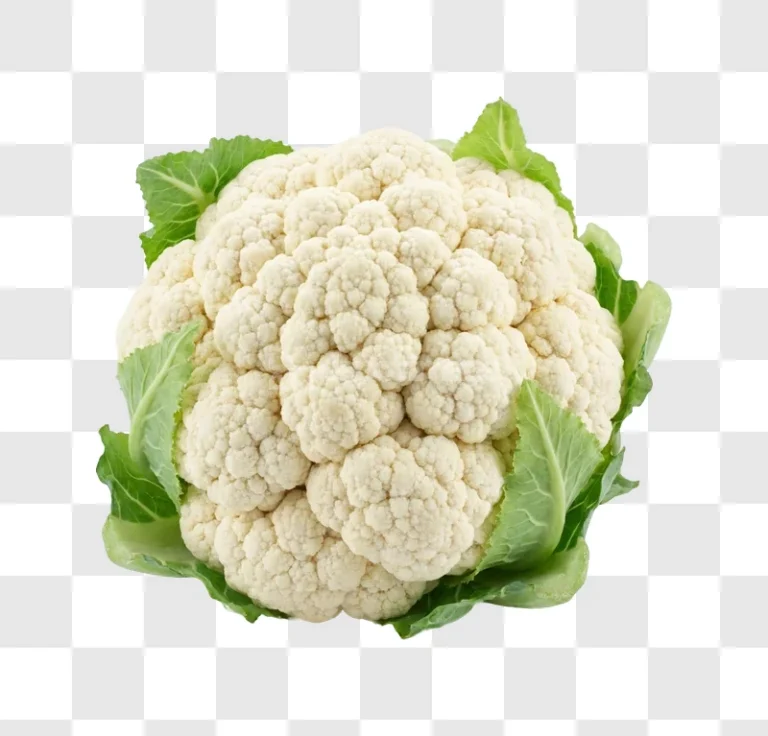 Whole Fresh White Cauliflower Head