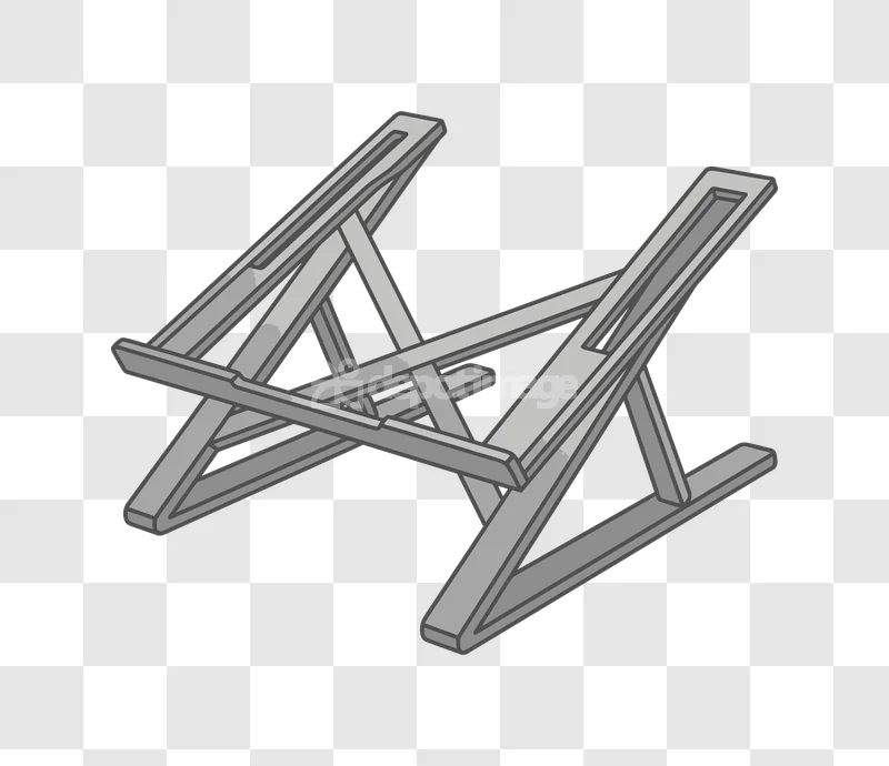 Adjustable Laptop Stand Grey Vector grey segmented vector transparent