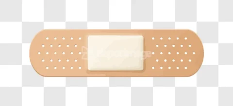 Beige Bandaid Medical Strip Perforated Aid