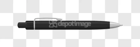 Black Ballpoint Pen Clip Object