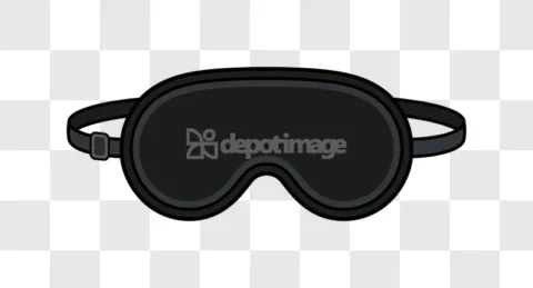 Black Sleep Mask Sleepwear Comfort Item
