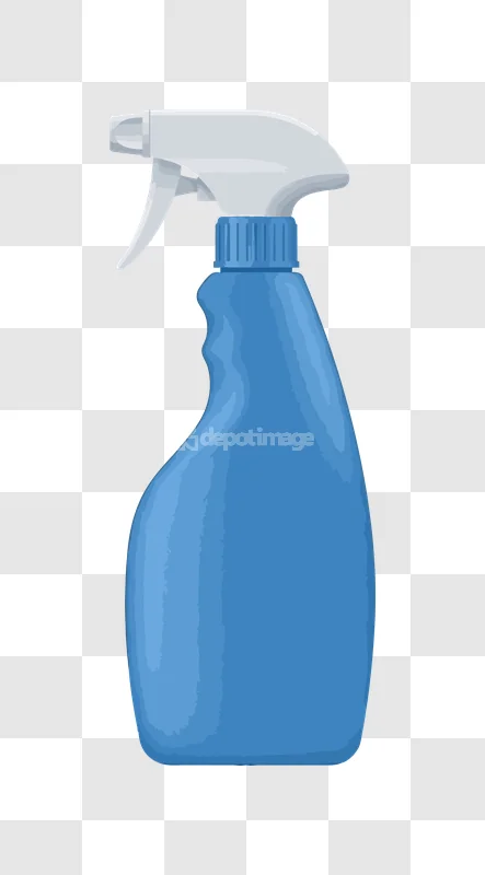 Blue Plastic Spray Bottle Cleaner