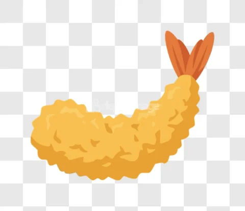 Fried Shrimp Tempura Golden Crispy Appetizer