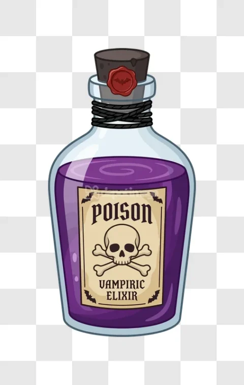 Halloween Purple Poison Vampiric Elixir