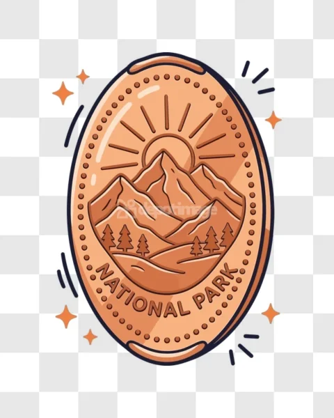 National Park Pressed Penny Design